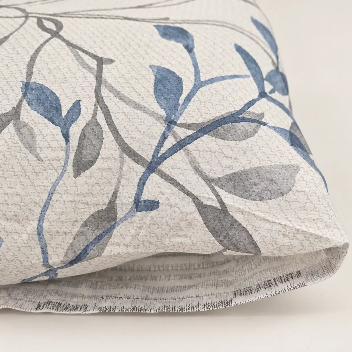 Close-up of the pillowcase with an envelope-style flap closure.