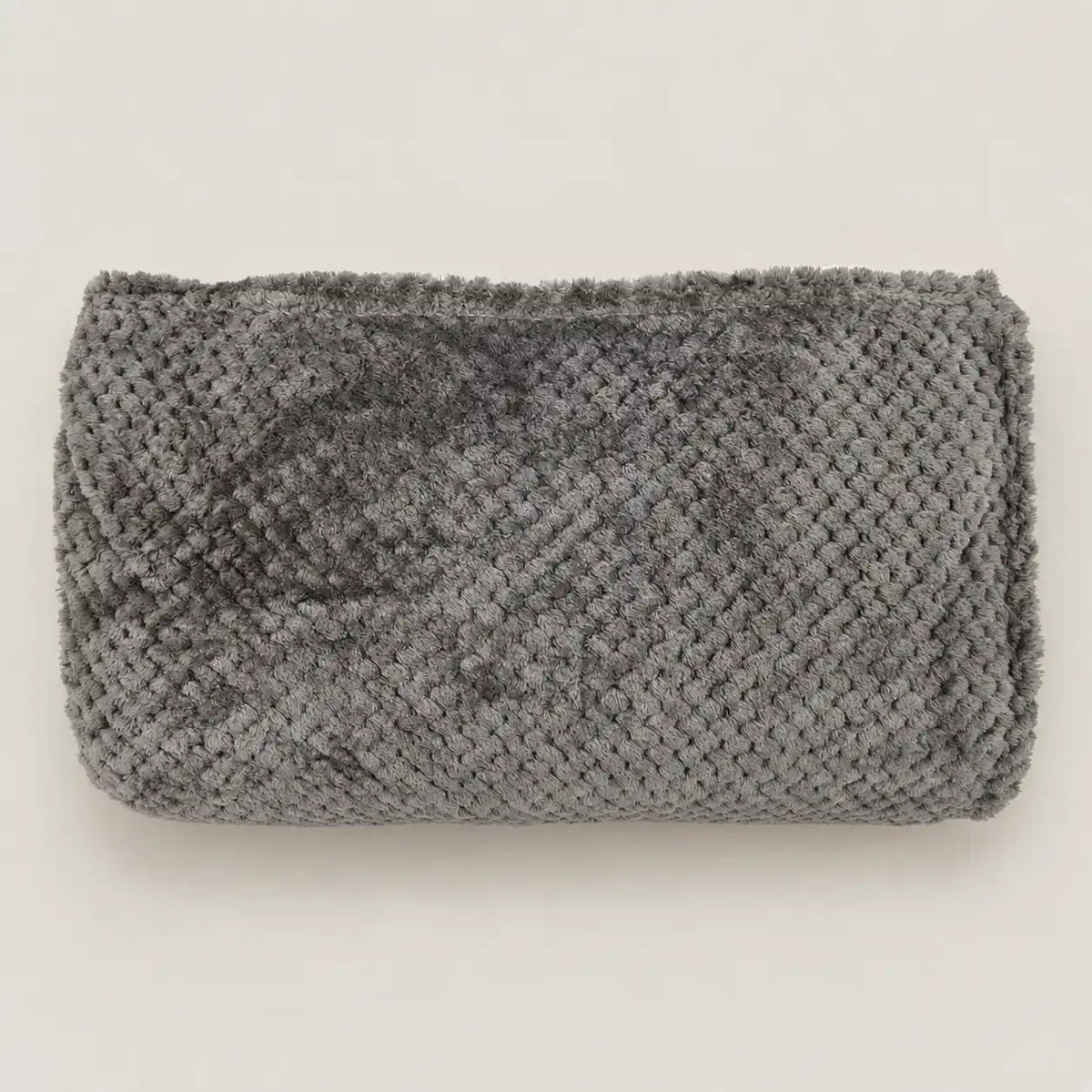 Plano superior del entramado tridimensional y relieve de la manta polar fina visón.
