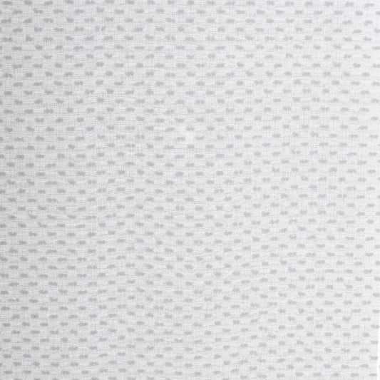 Cortina con puntos bordados. Color Gris. 140 cm x 260 cm. - Oma Home