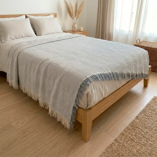 Sommer Tagesdecke Sofaüberwurf - Türkisblau