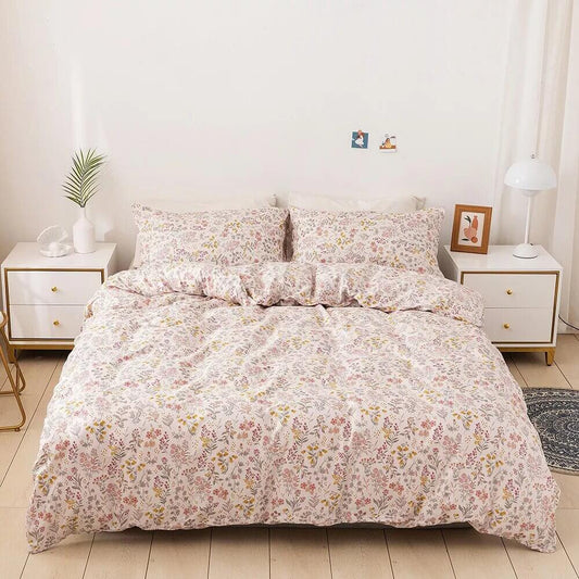 Duvet cover mini spring flower, 100% Cotton.
