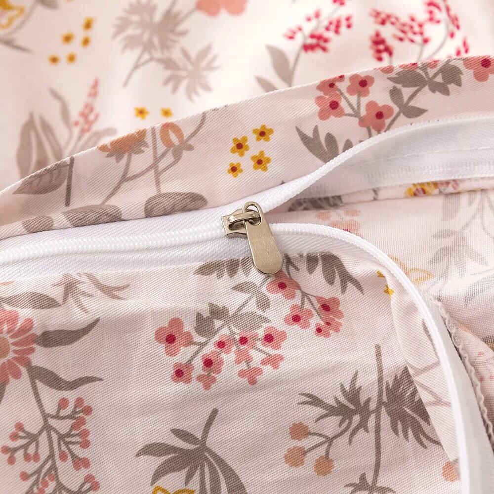 Duvet cover mini spring flower, 100% Cotton.
