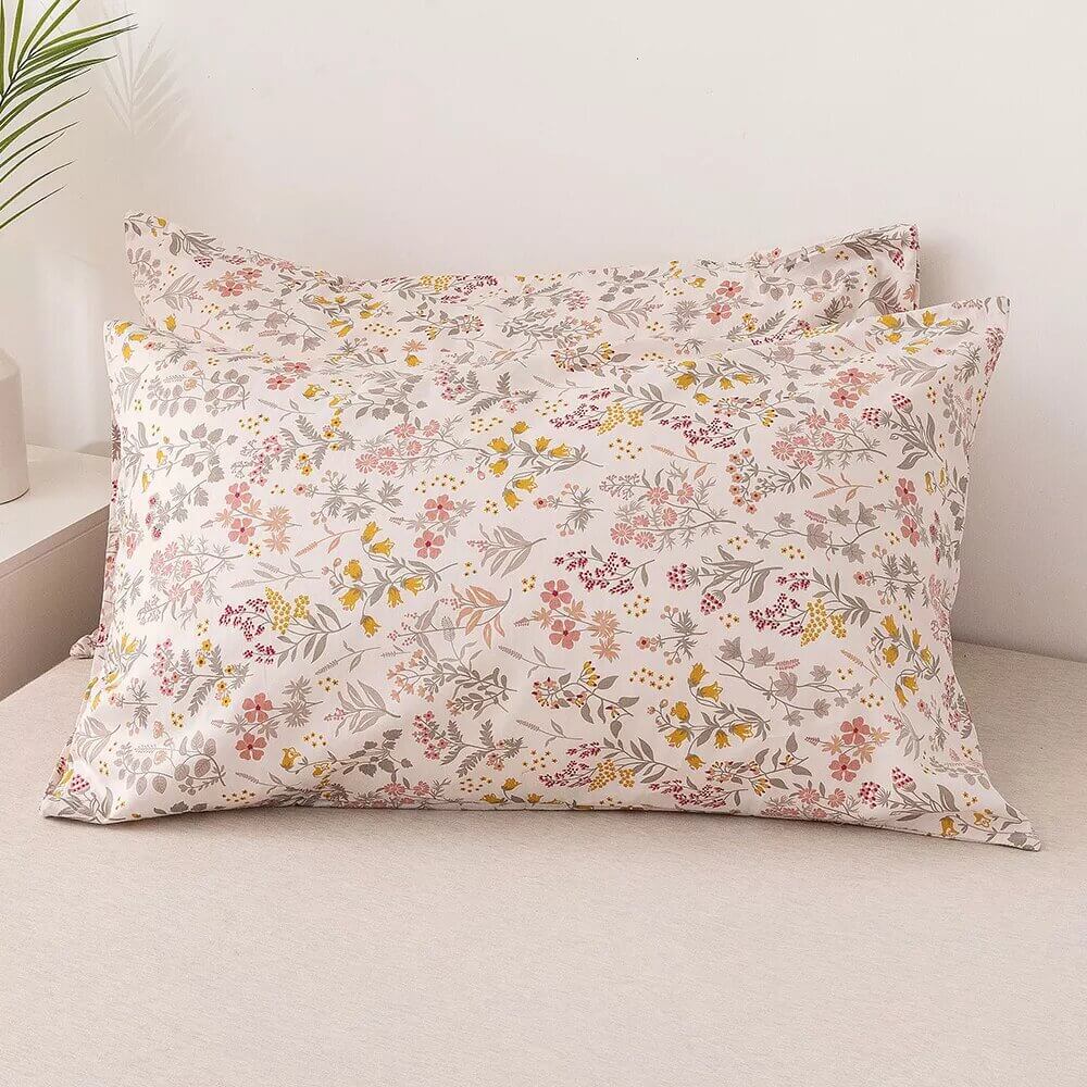 Duvet cover mini spring flower, 100% Cotton.